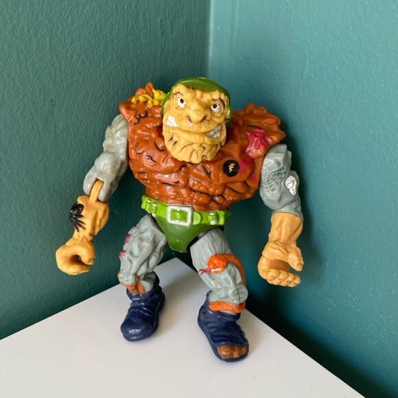 VINTAGE 1989 Playmates Teenage Mutant Ninja Turtles General Traag 4" Figure - Picture 2 of 8